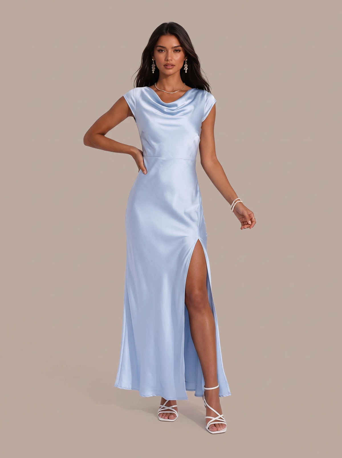 Spring And Summer Fishtail Dress Mid-Length Dress